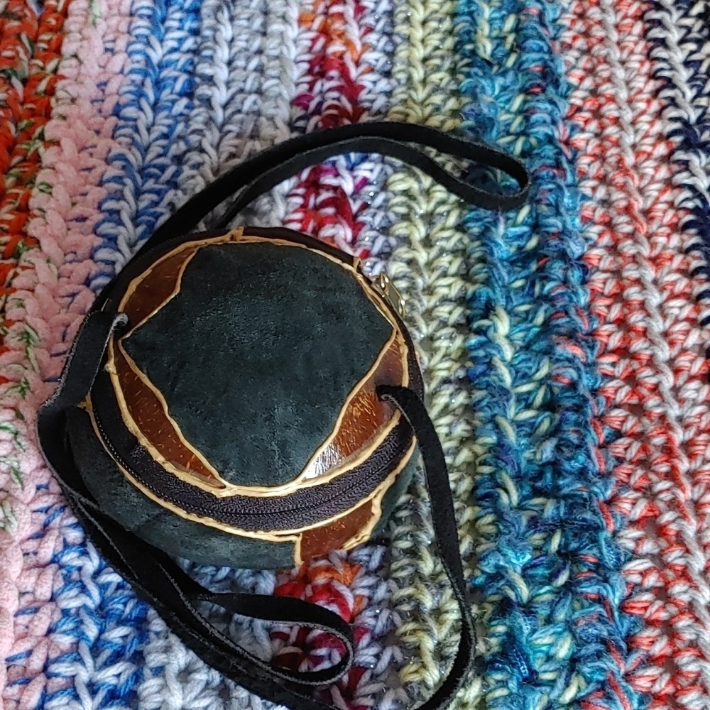 Quirky Vintage Coconut Crossbody Bag